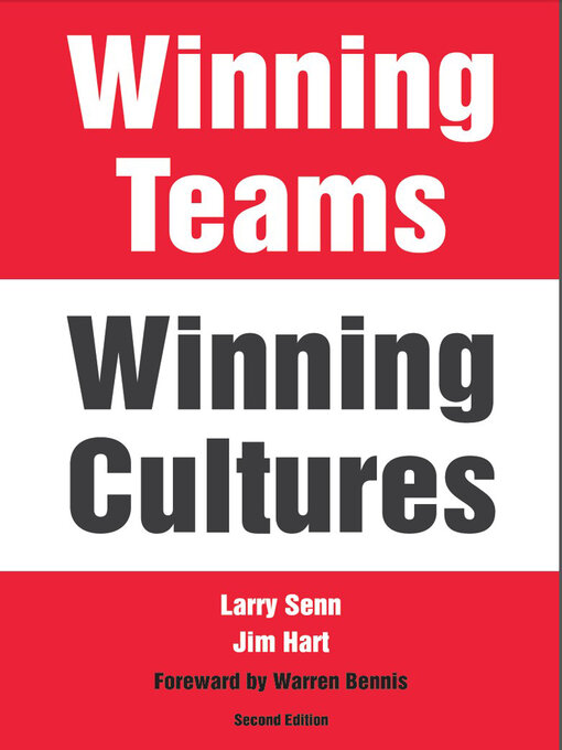 Title details for Winning Teams, Winning Cultures by Larry Senn - Available